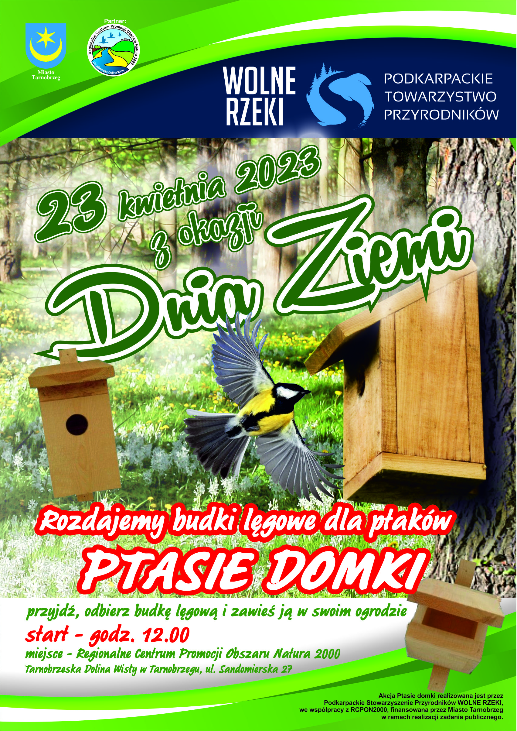 Ptasie domki na Dzień Ziemi